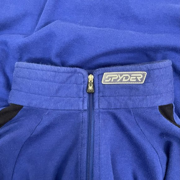 Spyder Men’s Half Zip Wind Protector Fleece Stretch Pullover Size Medium - Picture 6 of 12
